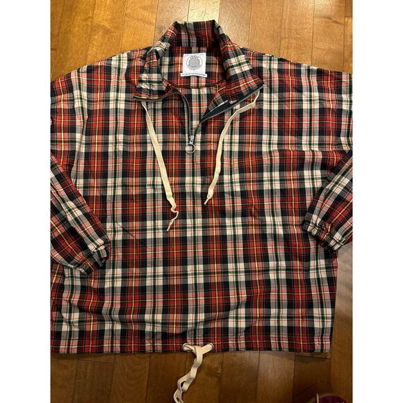 Urban Outfitters Pullover Jacket Long Sleeve Plaid Multicolour size medium - Picture 5 of 12